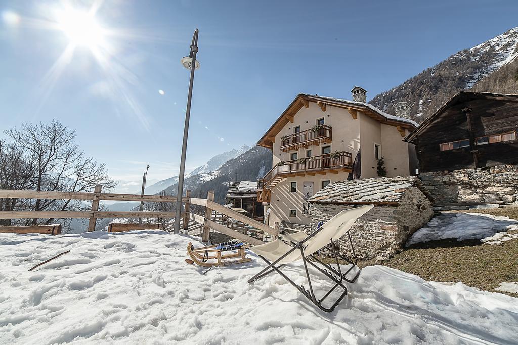 Alpe Rebelle Bed and Breakfast Bionaz Eksteriør billede