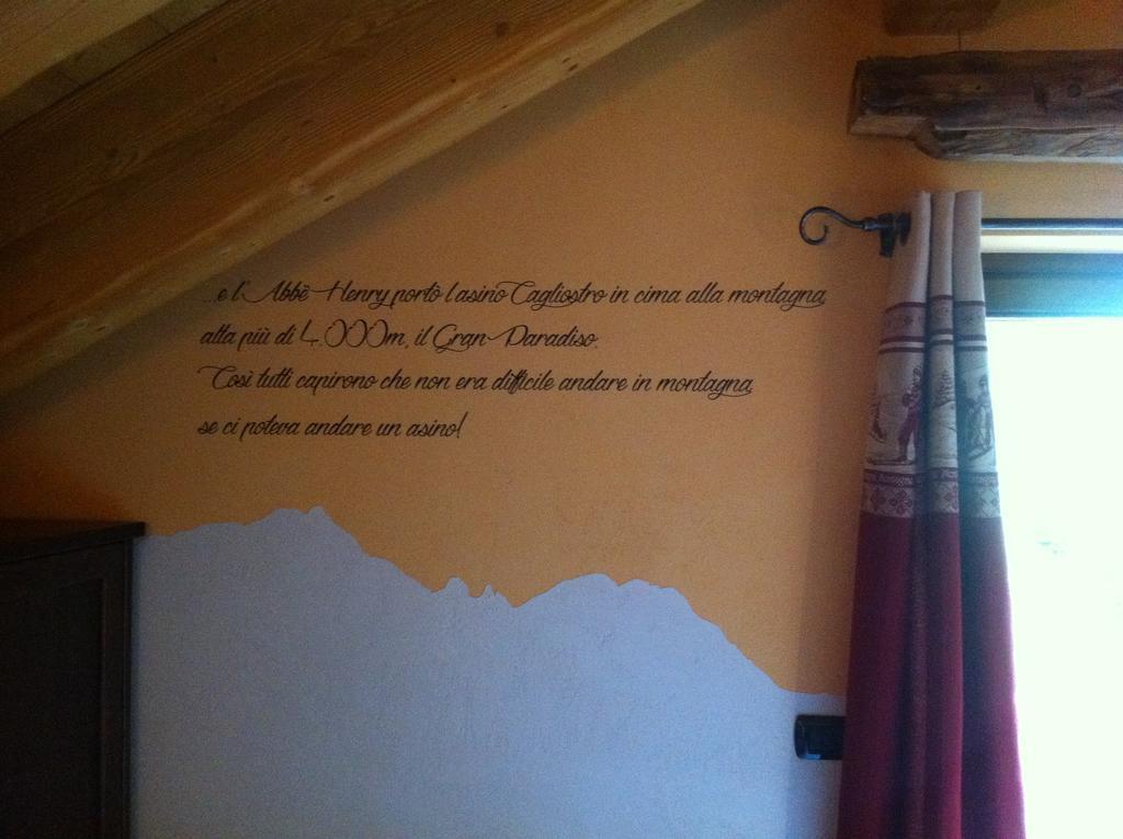 Alpe Rebelle Bed and Breakfast Bionaz Eksteriør billede